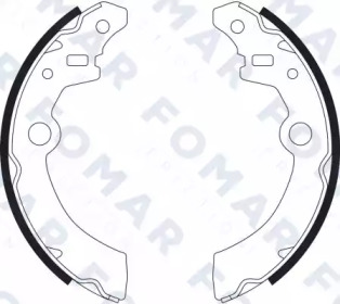 Комлект тормозных накладок FOMAR Friction FO 9089